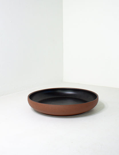 Coupe Serving Bowl Black Oak Art