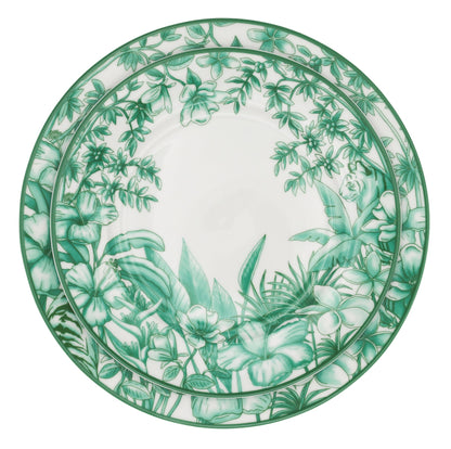 Monsoon Verdant Dinner Plate - Case of 12 Plates (+3 Bonus Plates) Ro'Table