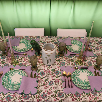 Monsoon Verdant Dinner Plate - Set of 4 (+1 Bonus Plate) Ro'Table