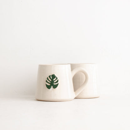 Monstera Mug Black Oak Art