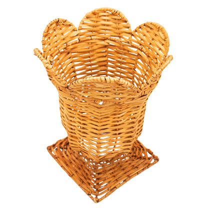 Natural Rattan Urn Vase Ro'Table