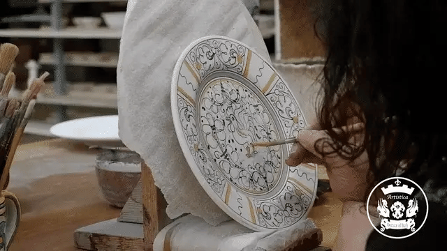 ORVIETO RED ROOSTER: Large Oval Platter