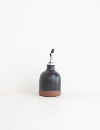 Small Oil Cruet Black Oak Art