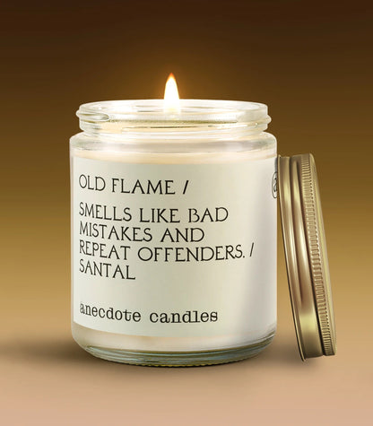 Old Flame Anecdote Candles