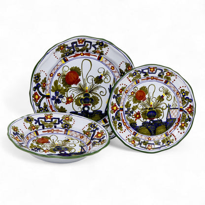 FAENZA-CARNATION-GAROFANO: 3 Pieces Basic Place Setting