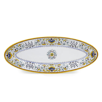 PAVOVE DELUXE: Fish/Hors d'Oeuvres Oval Narrow Platter