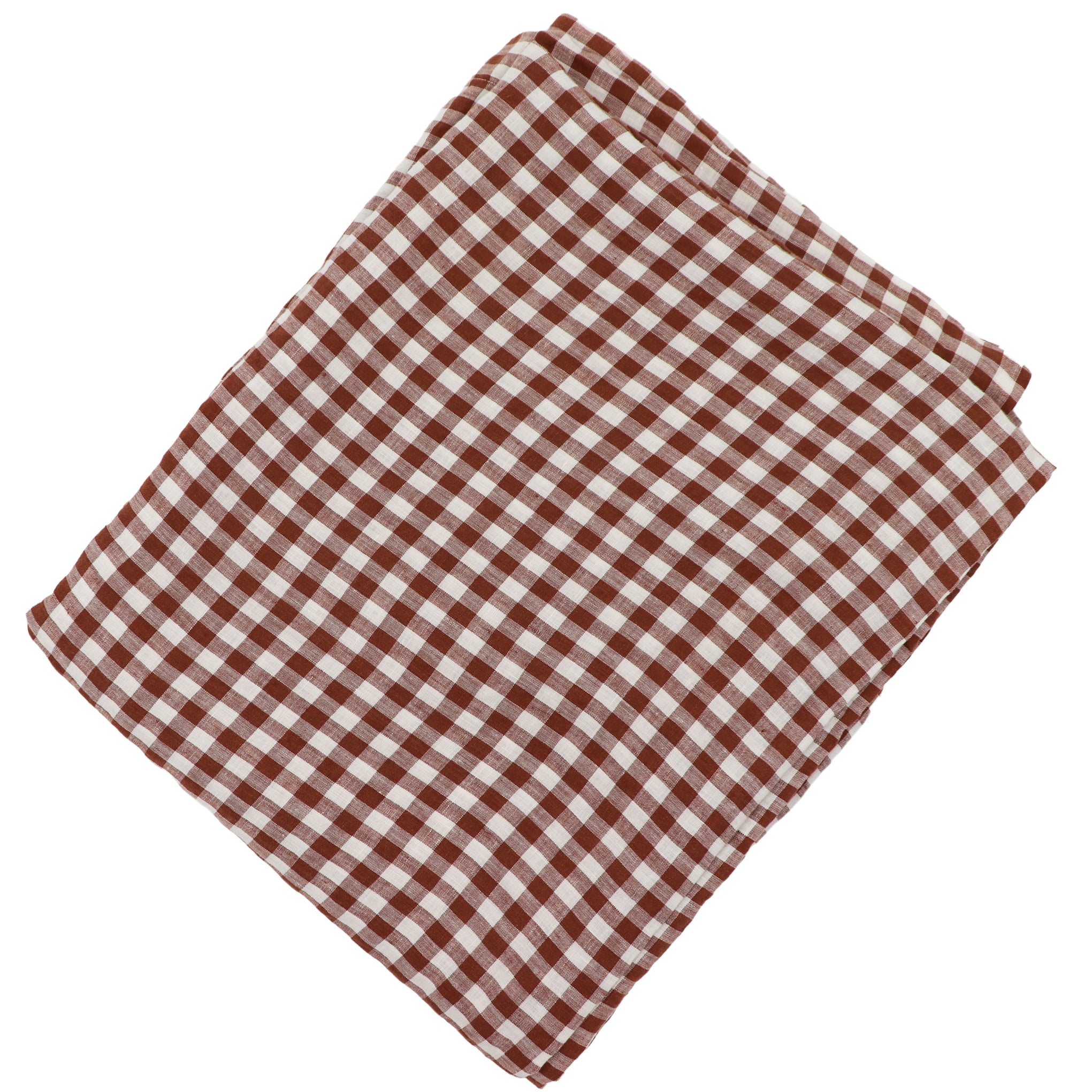 Pecan Plaid Tablecloth Ro'Table