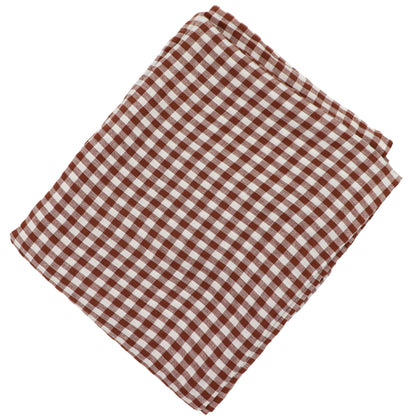 Pecan Plaid Tablecloth Ro'Table