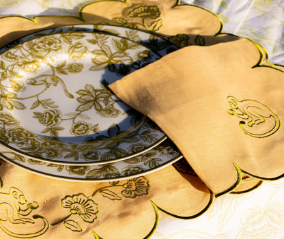 Pembroke Safari Dinner Plate - Set of 4 (+1 Bonus Plate) Ro'Table