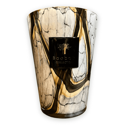Baobab Collection - Candle Stones Marble - Leather-Tuberose-Berries - MAX24 - Coastous