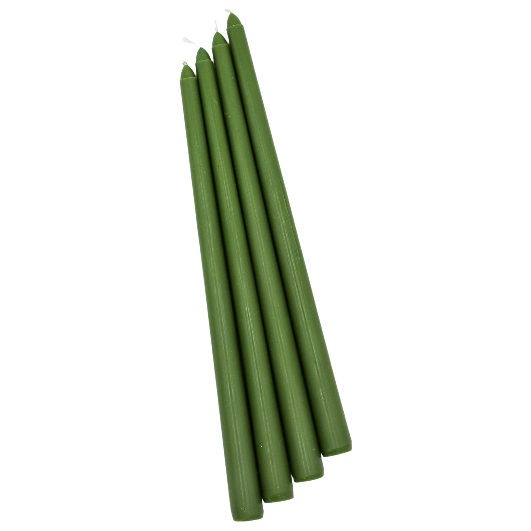 Extra Tall Pine Green Taper Candle, 1 Case of 24 Packs (4 Candles per Pack) Ro'Table