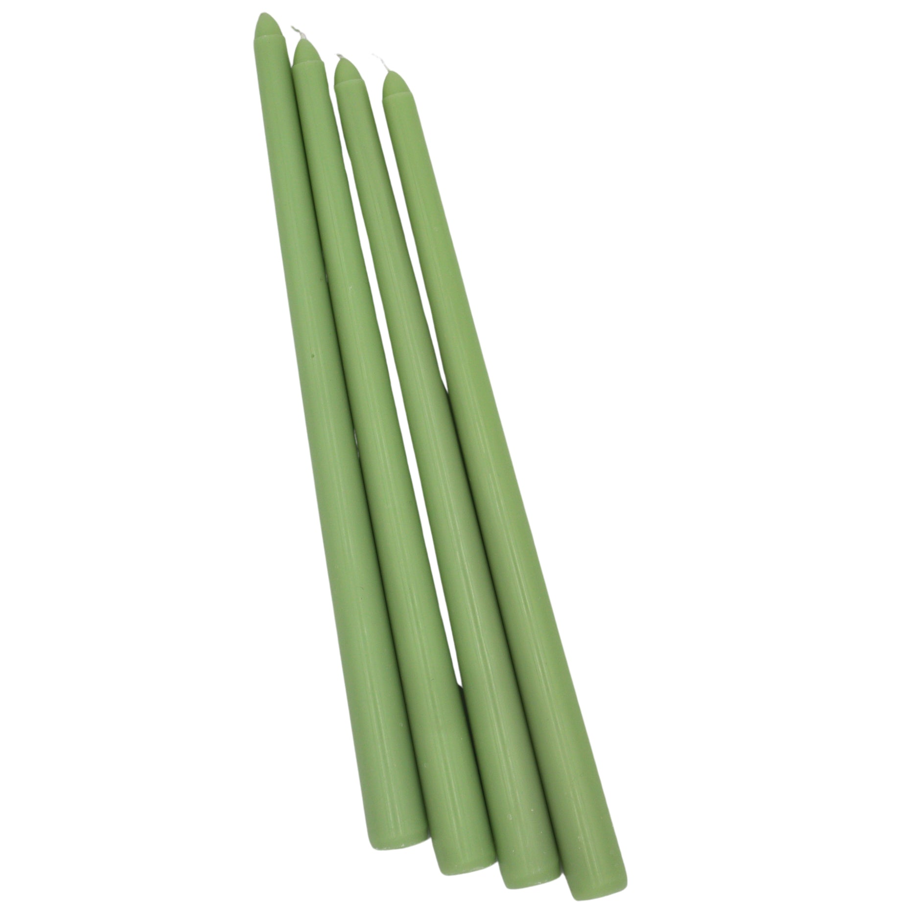 Extra Tall Pistachio Cream Taper Candle, 1 Case of 24 Packs (4 Candles per Pack) Ro'Table