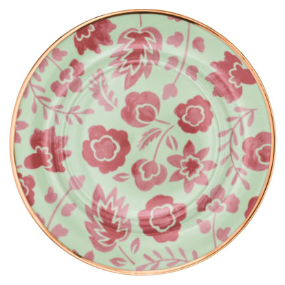 Pistachio & Lychee Leaf Dinner Plate - Set of 4 (+1 Bonus Plate) Ro'Table