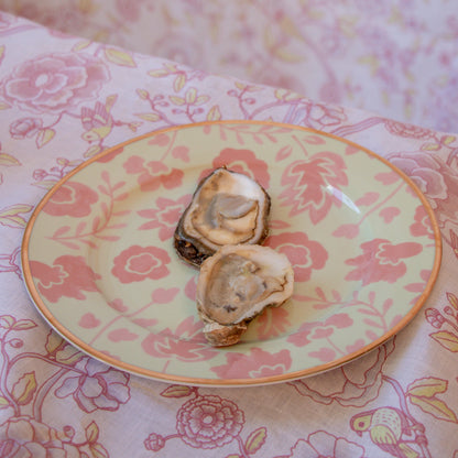 Pistachio & Lychee Leaf Dinner Plate - Set of 4 (+1 Bonus Plate) Ro'Table