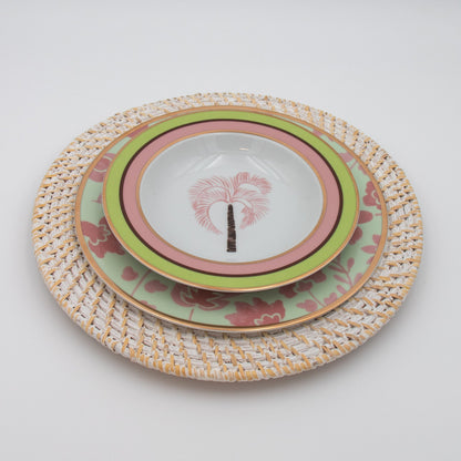 Pistachio & Lychee Palm Soup Bowl - Set of 4 (+1 Bonus Bowl) Ro'Table