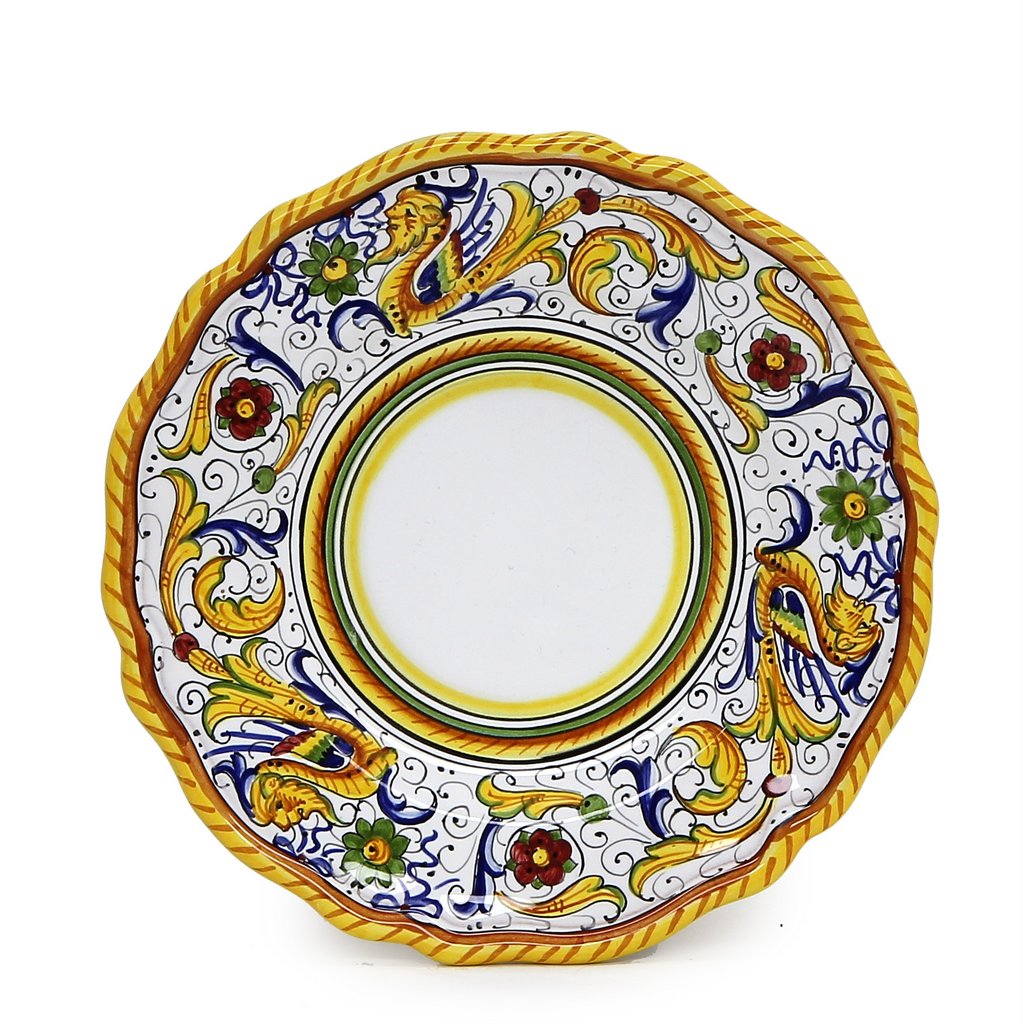 RAFFAELLESCO DELUXE: 3 Pieces Place Setting (White Center)