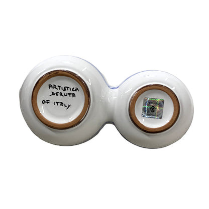 RAFFAELLESCO: Olive Dish Bowl - Relish and Condiments divided bowl [R]