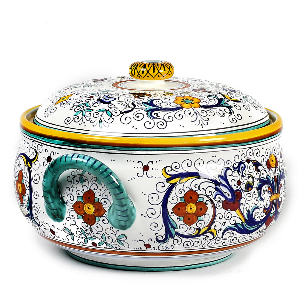 RICCO DERUTA DELUXE: Round Soup Tureen with Metal Ladle