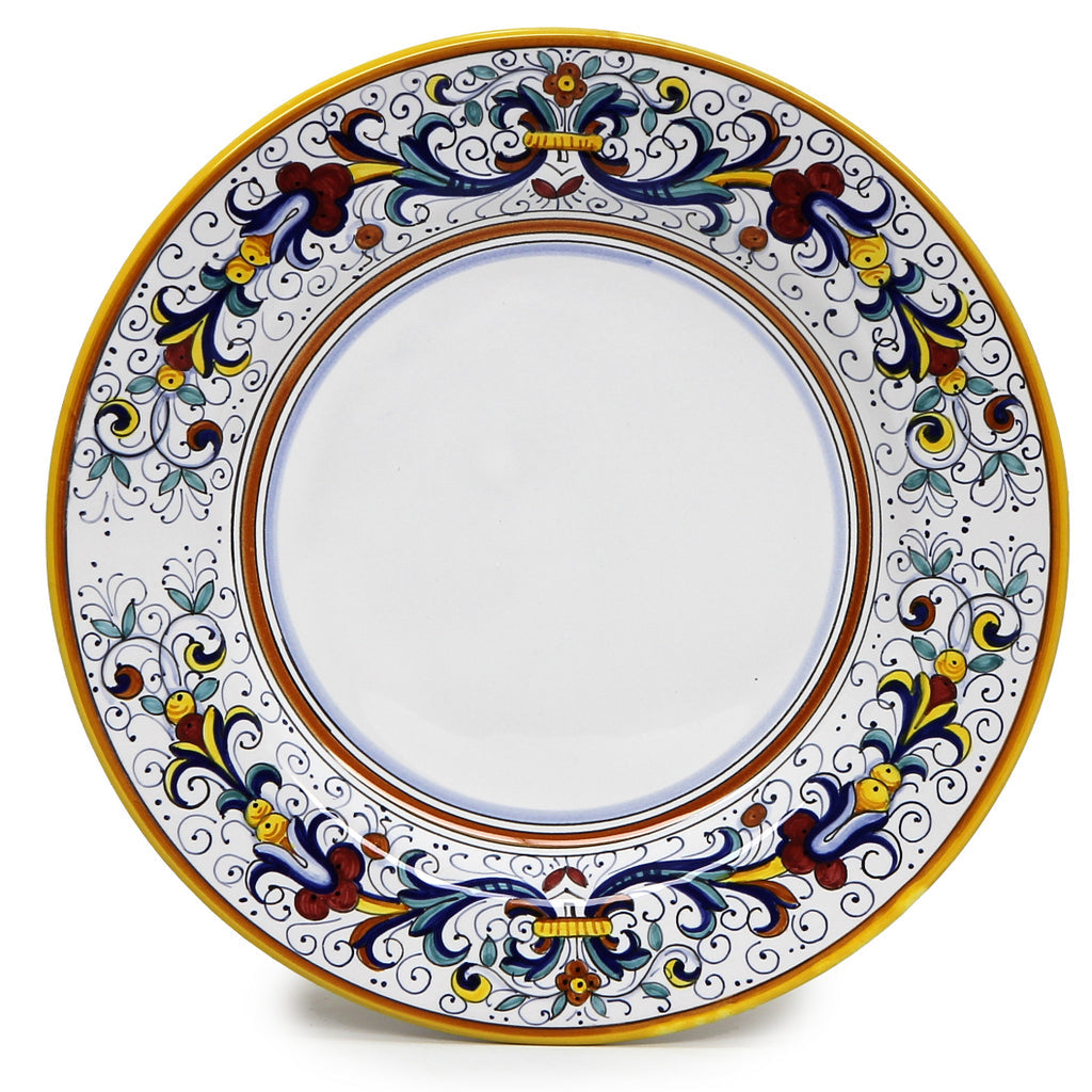 RICCO DERUTA DELUXE: Dinner Plate (White Center)