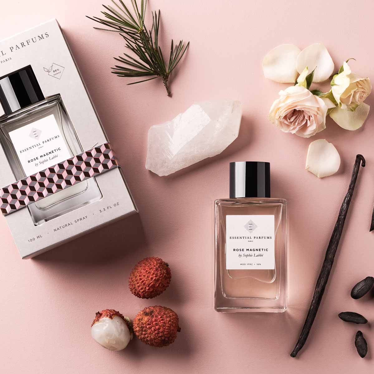 ESSENTIAL PARFUMS - ROSE MAGNETIC - Eau de Parfum 100 ML Essential Parfums