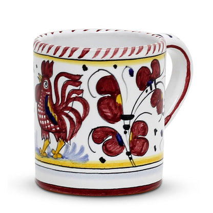 ORVIETO RED ROOSTER: 4 Pieces Place Dinnerware Setting
