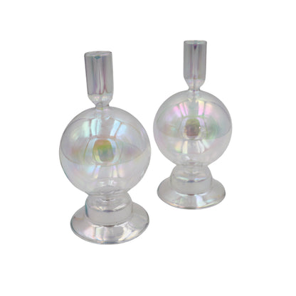 Rainbow Prism Bauble Candle Holder - Case of 12 Ro'Table