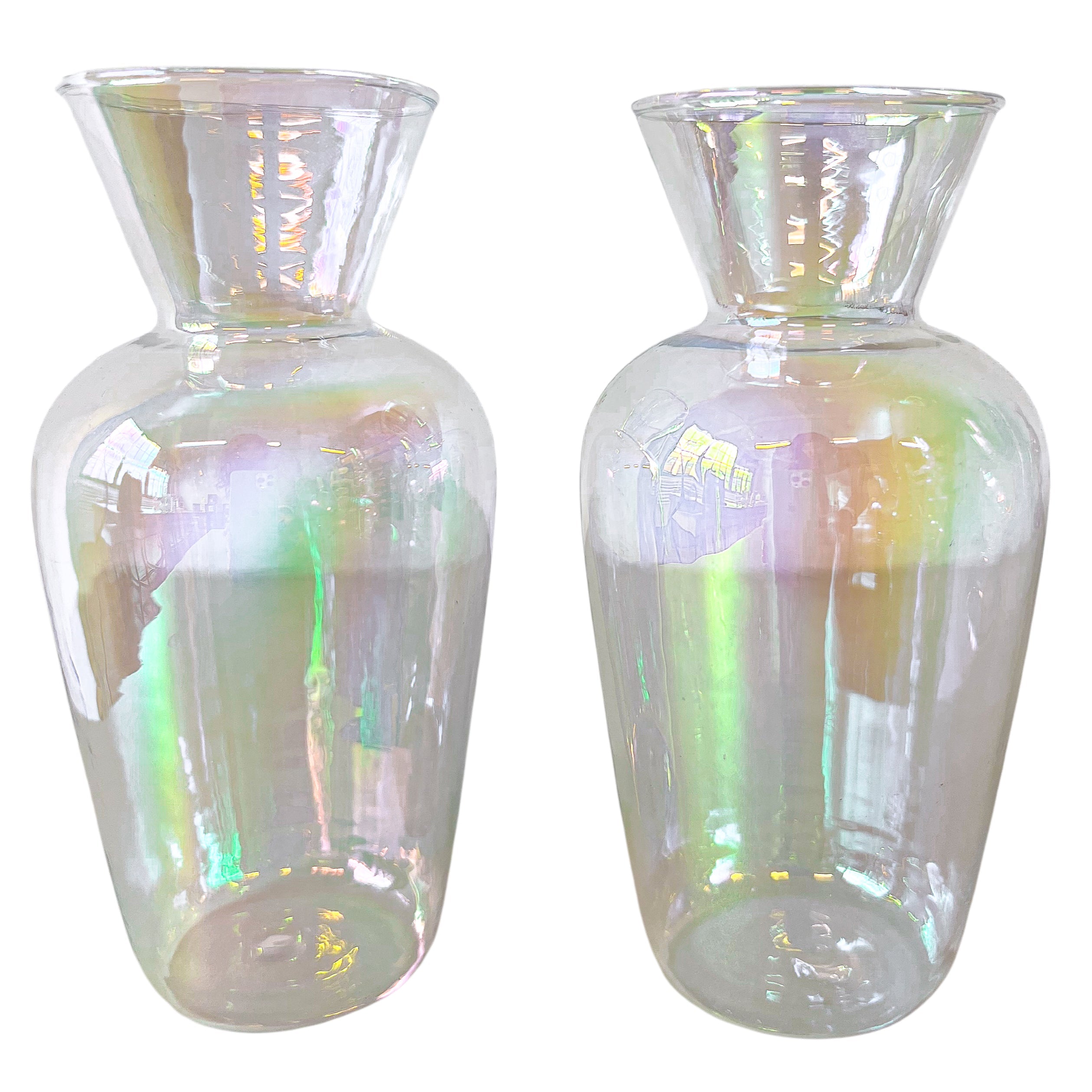 Rainbow Prism Vase - Pair Ro'Table