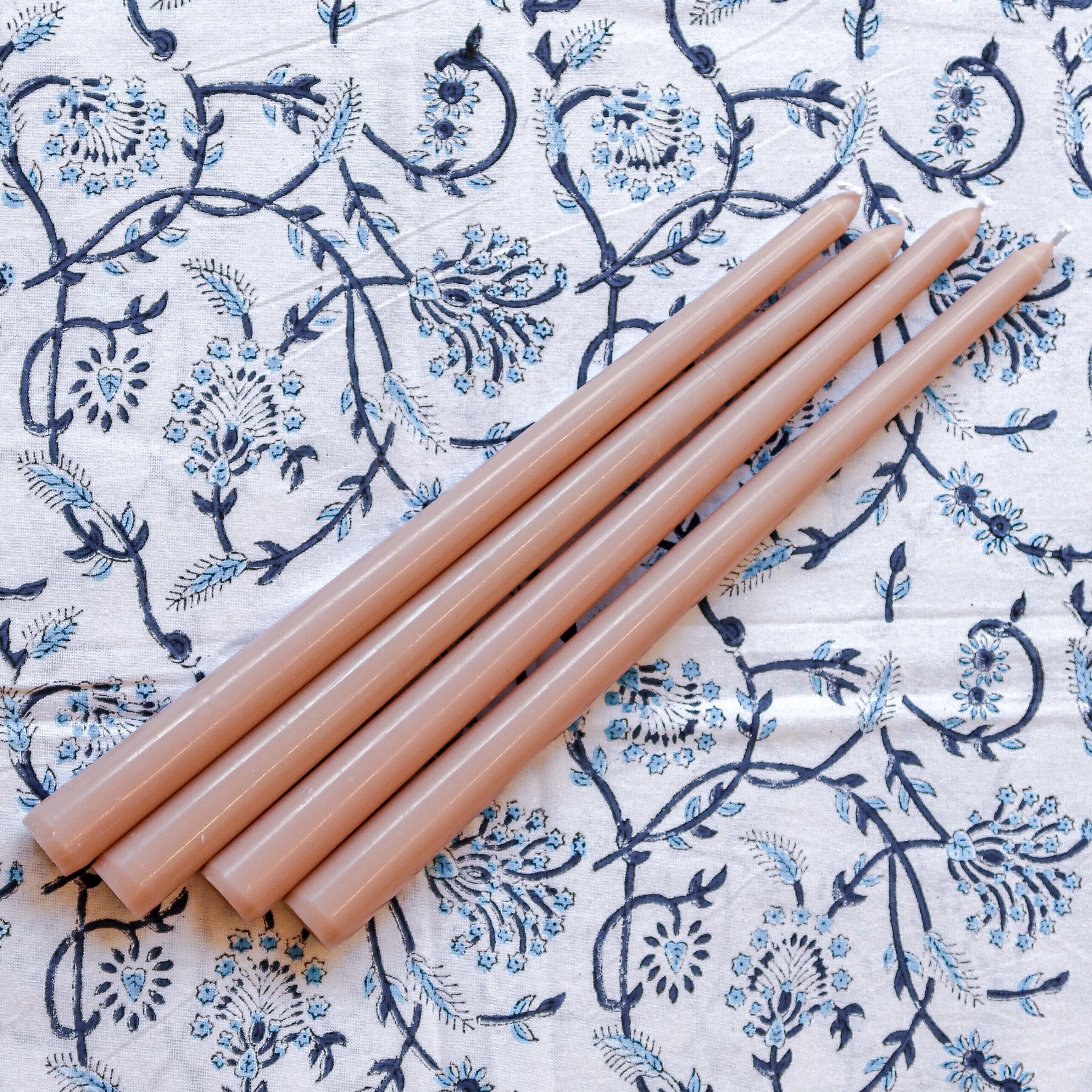 Extra Tall Rose Glow Taper Candle, 1 Case of 24 Packs (4 Candles per Pack) Ro'Table