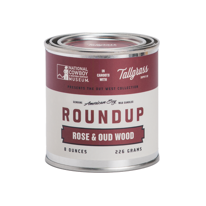 Roundup: Rose + Oud Wood Soy Wax Candle Tallgrass Supply