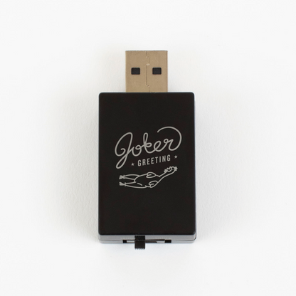 USB Rubber Chicken Joker Greeting