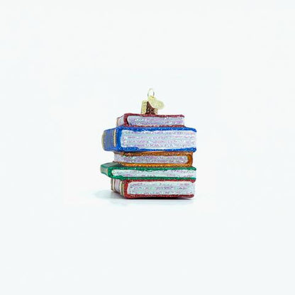 Stack Of Books Ornament