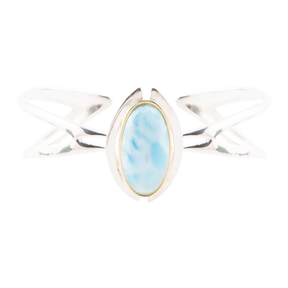 Shine Bright Larimar Cuff Bracelet Barse Jewelry