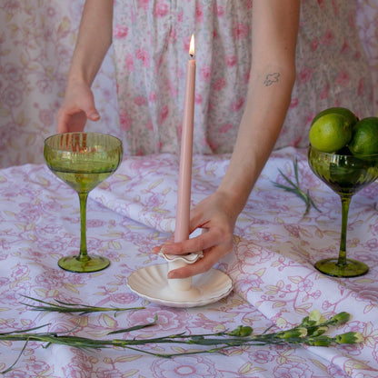 Sage Ribbed Coupe - Set of 4 Ro'Table