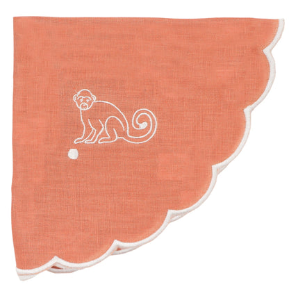 Salmon Sunset Simia Napkin - Set of 4 Ro'Table