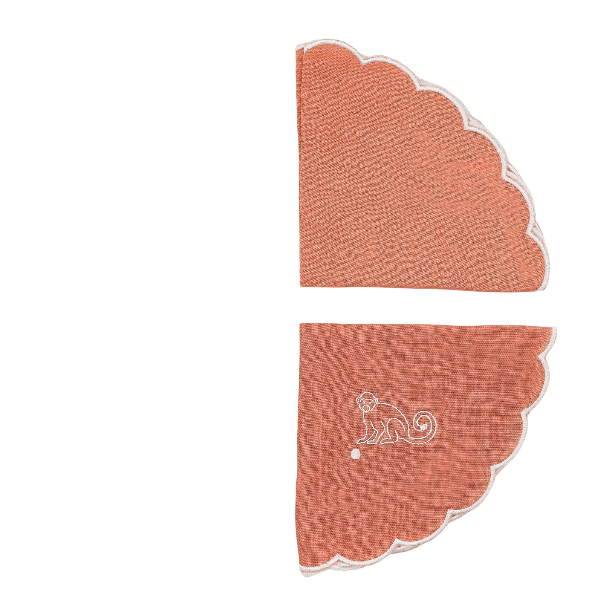 Salmon Sunset Simia Napkin - Set of 4 Ro'Table