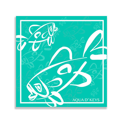 Scarf (Aqua Fish) AQUA D' KEYS