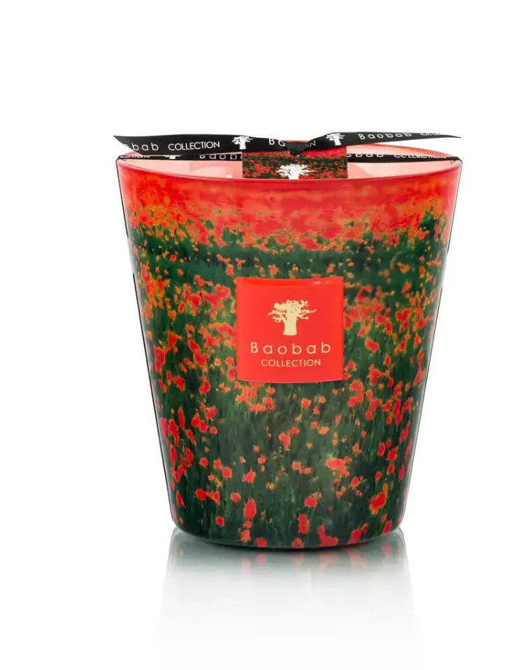 Baobab Collection - Arty Flowers Poppies Candle   