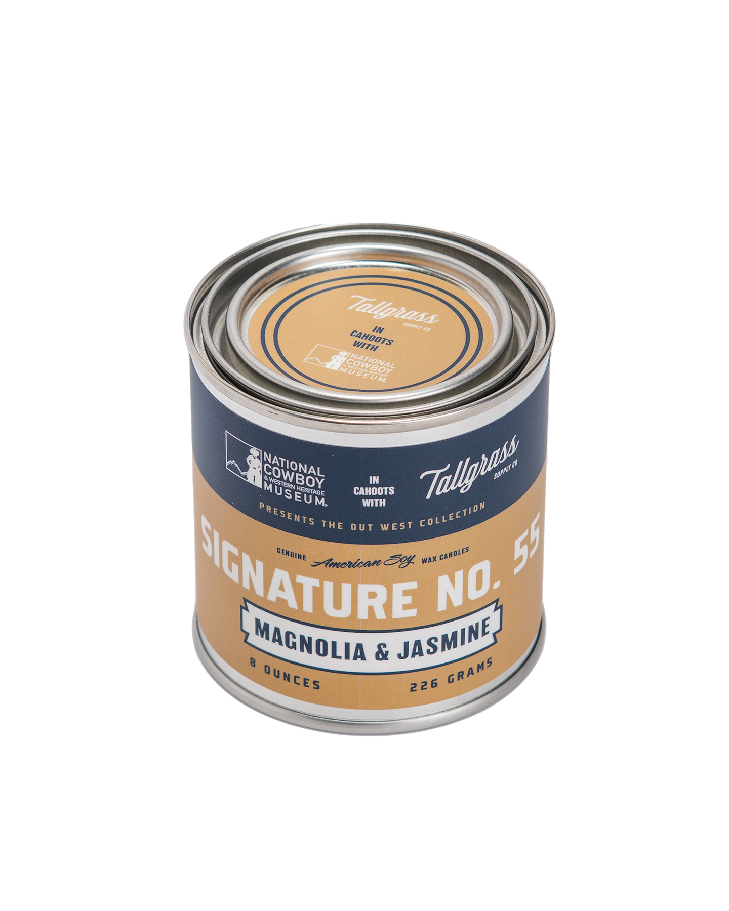 Signature No. 55: Magnolia + Jasmine Soy Wax Candle Tallgrass Supply