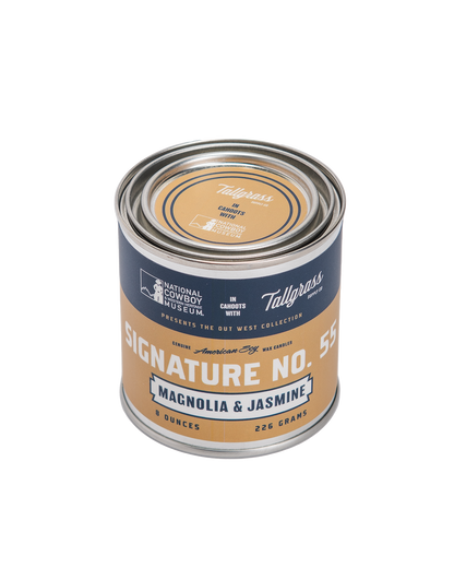 Signature No. 55: Magnolia + Jasmine Soy Wax Candle Tallgrass Supply