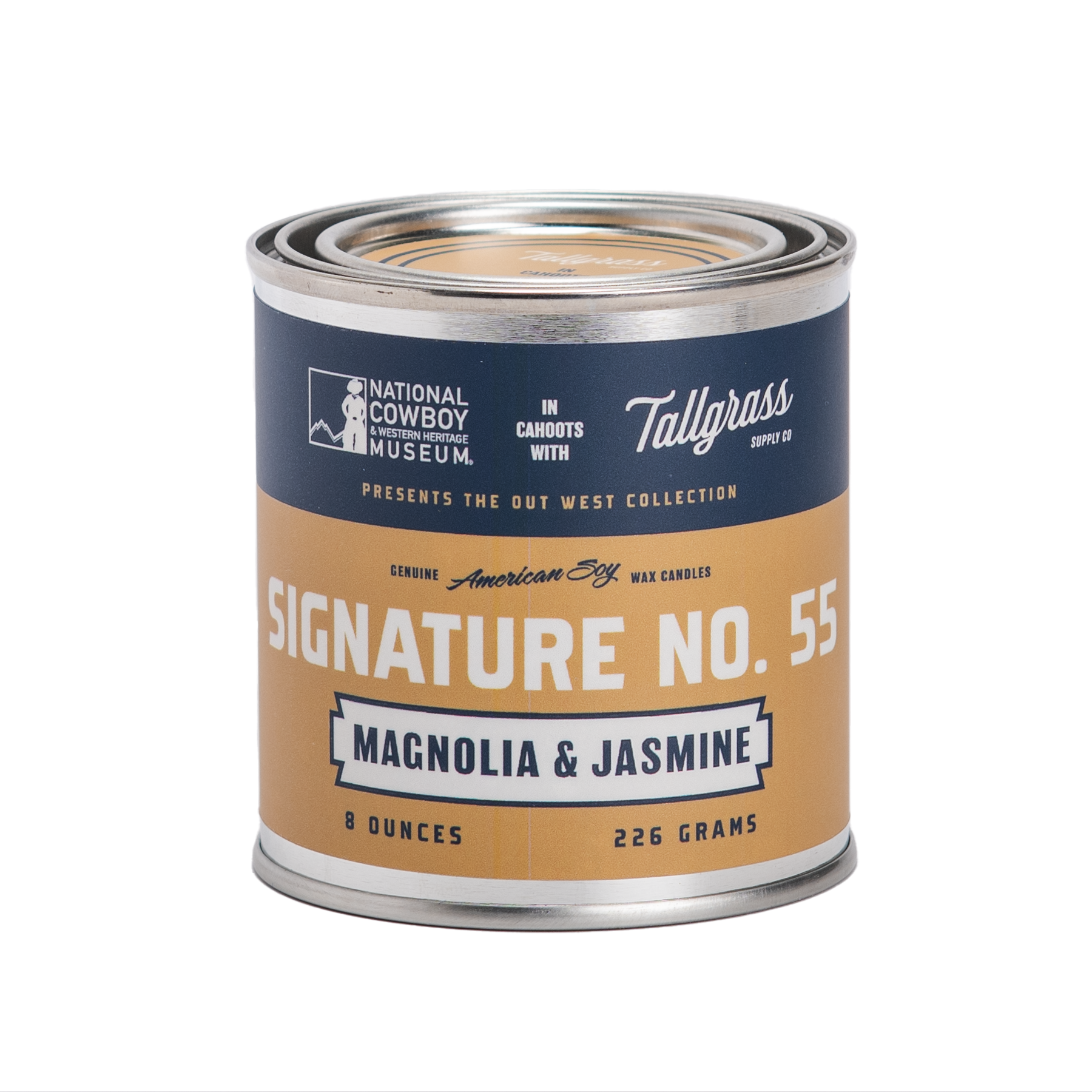 Signature No. 55: Magnolia + Jasmine Soy Wax Candle Tallgrass Supply
