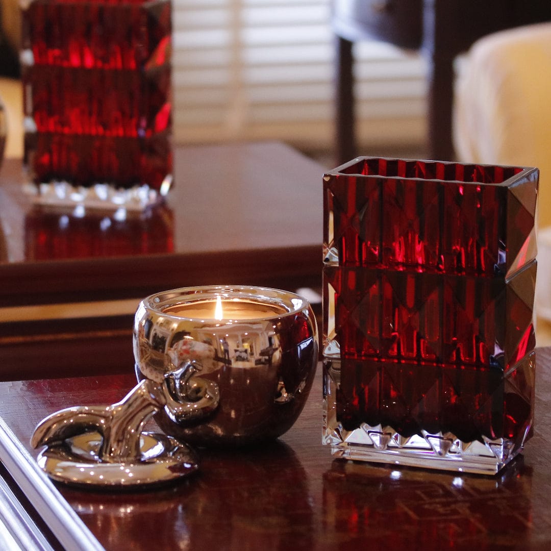 Silver Malus Apple Candle