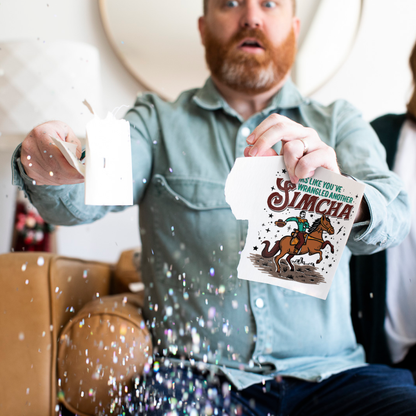 Endless Simcha with Glitter Joker Greeting