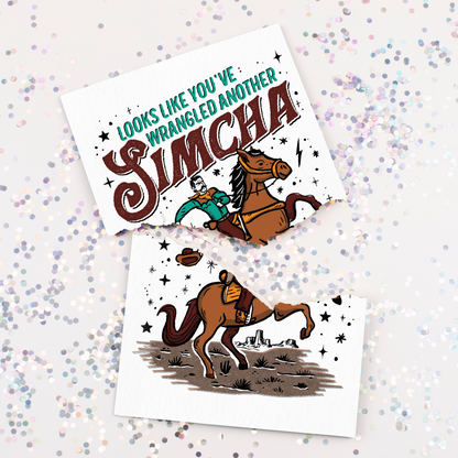 Endless Simcha with Glitter Joker Greeting