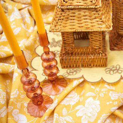 Extra Tall Warm Pumpkin Spice Taper Candle, 1 Case of 48 Packs (4 Candles per Pack) Ro'Table