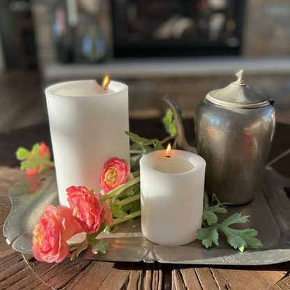 White Tea and Ginger Spiral Light Candles