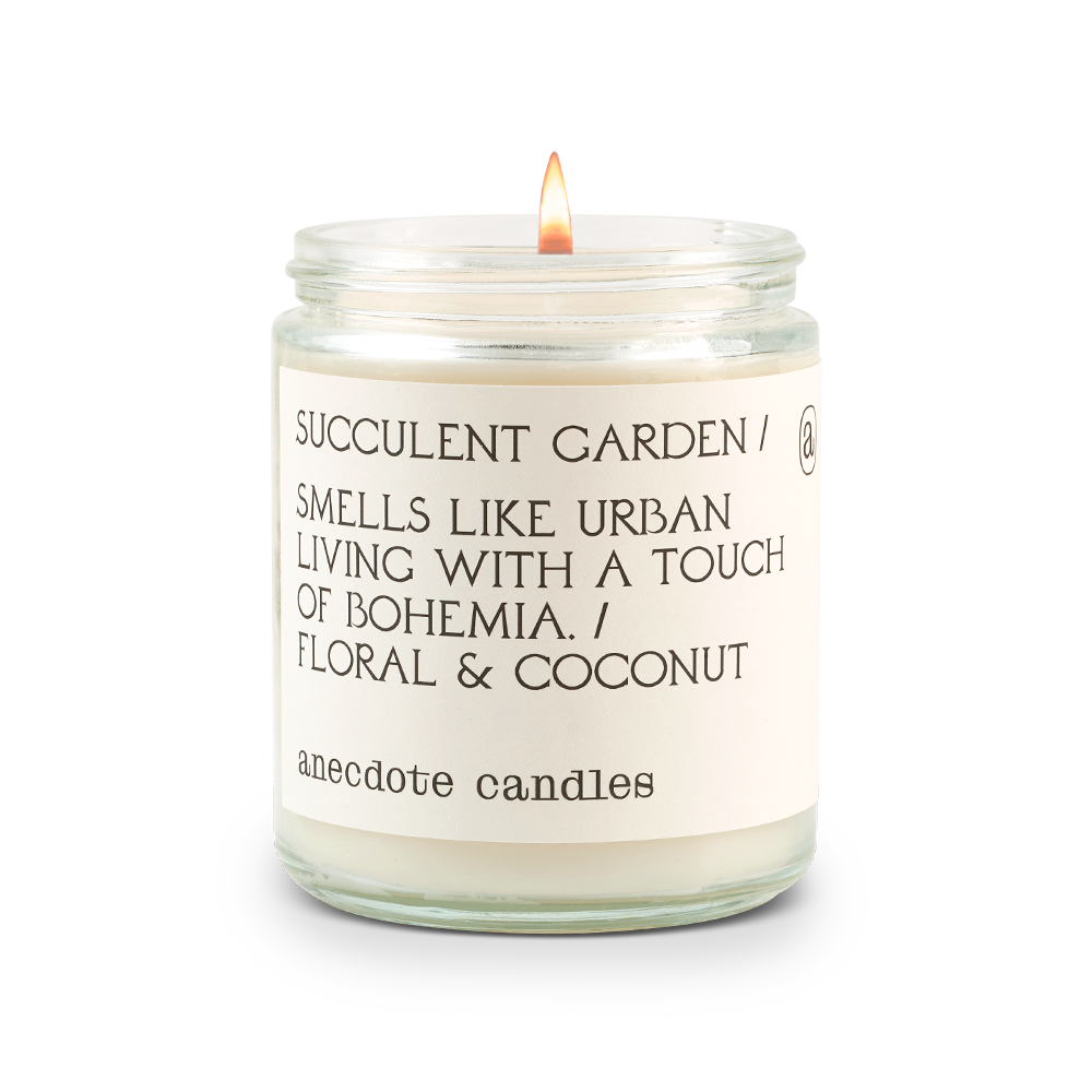 Succulent Garden Anecdote Candles