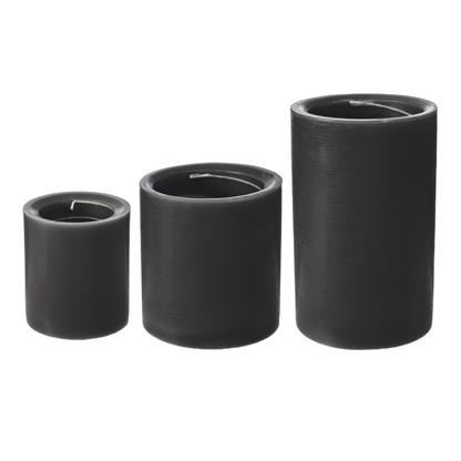 Suede and Cedar Spiral Light Candles