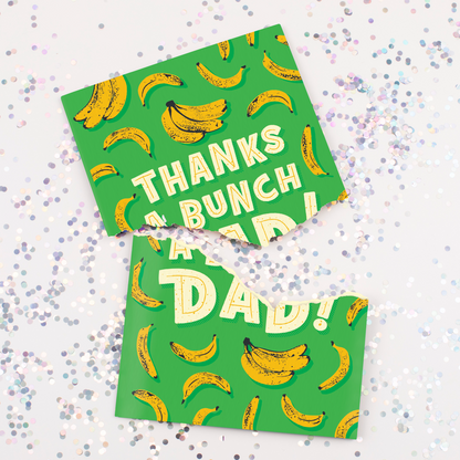 Endless Thank You Dad Card with Glitter Joker Greeting