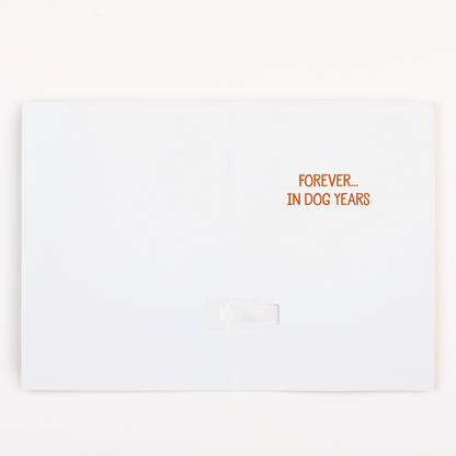 Endless Never Gonna Give You Up Thank You Card With Glitter Joker Greeting