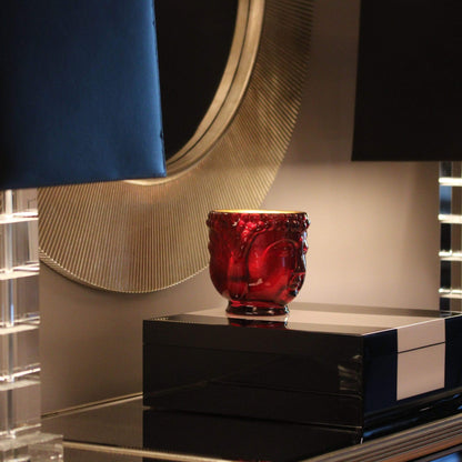 Elizabeth II | 24K Gold Ruby Red Glass Buddha Royale